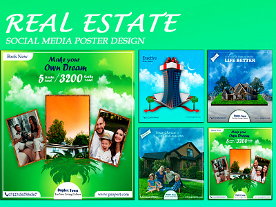 Real Estate poster/banner Design