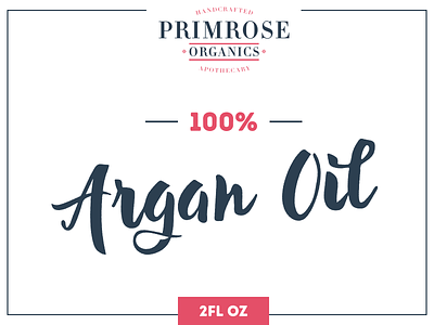 Argan Oil Label