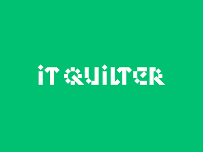 IT Quilter brand branding logo logotypedesign typography design