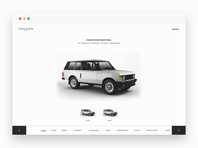 WIP – Vintage Range Rover configurator