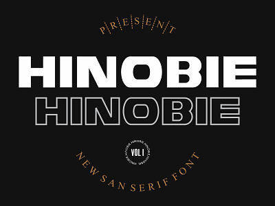 hinobie font