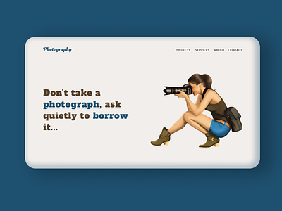 For Photographers branding graphic design ui web design