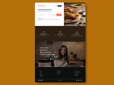 Order food online branding design ecommerce food graphic design interface logo shopping ui ux web design