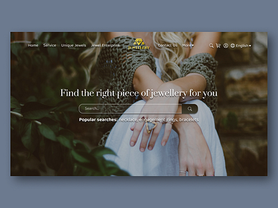 Jewellery website design