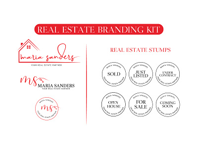 Real Estate Branding Kit branding graphic design logo