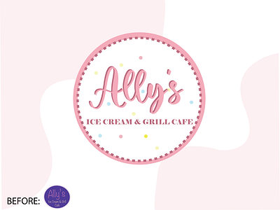 Ally's Ice Cream & Grill Cafe Brand Refresh