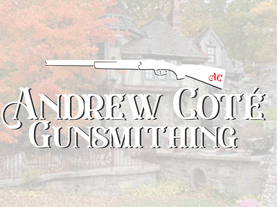 Andrew Cote Gunsmithing Logo branding design graphic design logo vector
