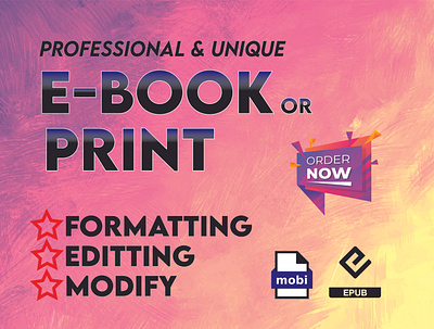 eBook and Print Book Formatting book design book format branding design graphic design illustration typography vector