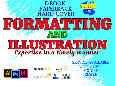Book Formatting book design book format branding design graphic design illustration logo typography vector
