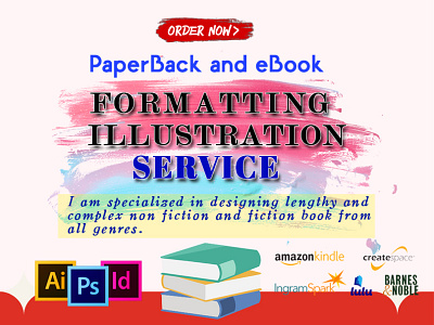 Book Formatting Services. book design book format branding design graphic design illustration logo typography ui vector