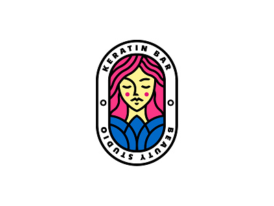 Keratin Bar - Beauty studio branding corporate identity design graphic design identity illustration logo vector
