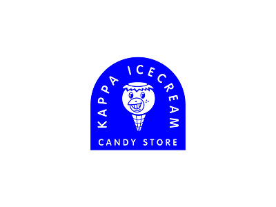 Kappa Ice Cream | Logo Design branding corporate identity design graphic design illustration logo mascot vector