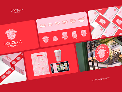 Corporate identity of a Japanese restaurant