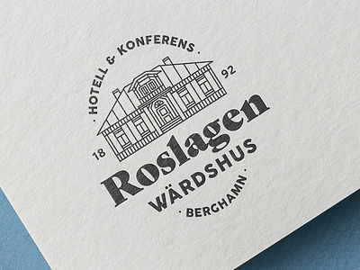 Roslagen Wärdshus berghamn branding conference design graphic design hotel illustration illustrator line logo logo minimalist nordic roslagen scandinavian swedish