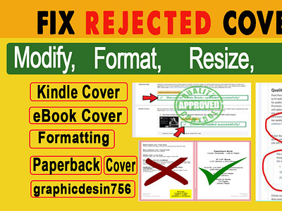 graphicdesi756:Fix error Book Cover e book