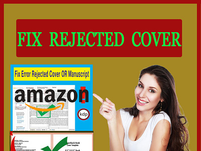 graphicdesin756 Fix error or Rejected Book Cover amazon kdp cover amazon kindle book cover children book cover design editor error error cover error fix cover fix book fix book cover fix error fix format formatting graphic design kdp kdp book publishing manuscript paperback error resize