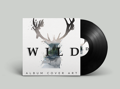 Wild Professional Album Cover Design design graphic design