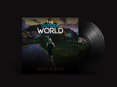 The OutSide World Album Cover Design design graphic design