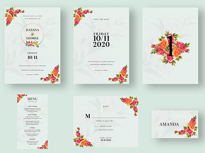 Wedding Card Set