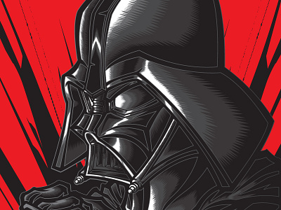 Star Wars Darth Vader art darth design fan illustration illustrator may4th poster starwars vader vector