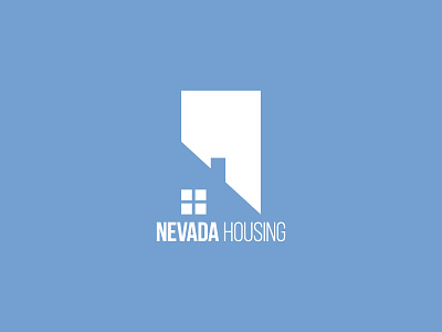 Nevada Housing Logo brand branding housing icon logo logos mark nevada type