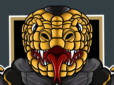 Vegas Golden Knights Chance Mascot hockey illustration illustrator mascot nhl procreate sports vegas golden knights