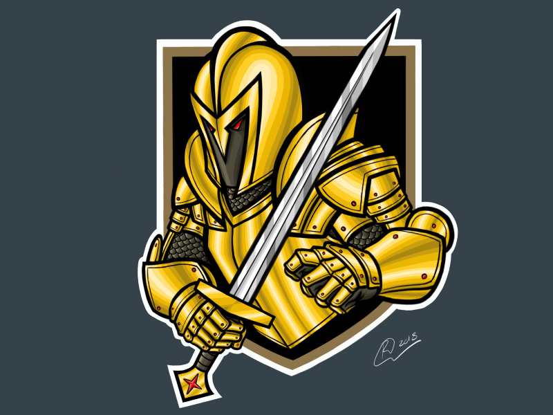 Vegas Golden Knights Chance Mascot by Roberto Orozco on Dribbble