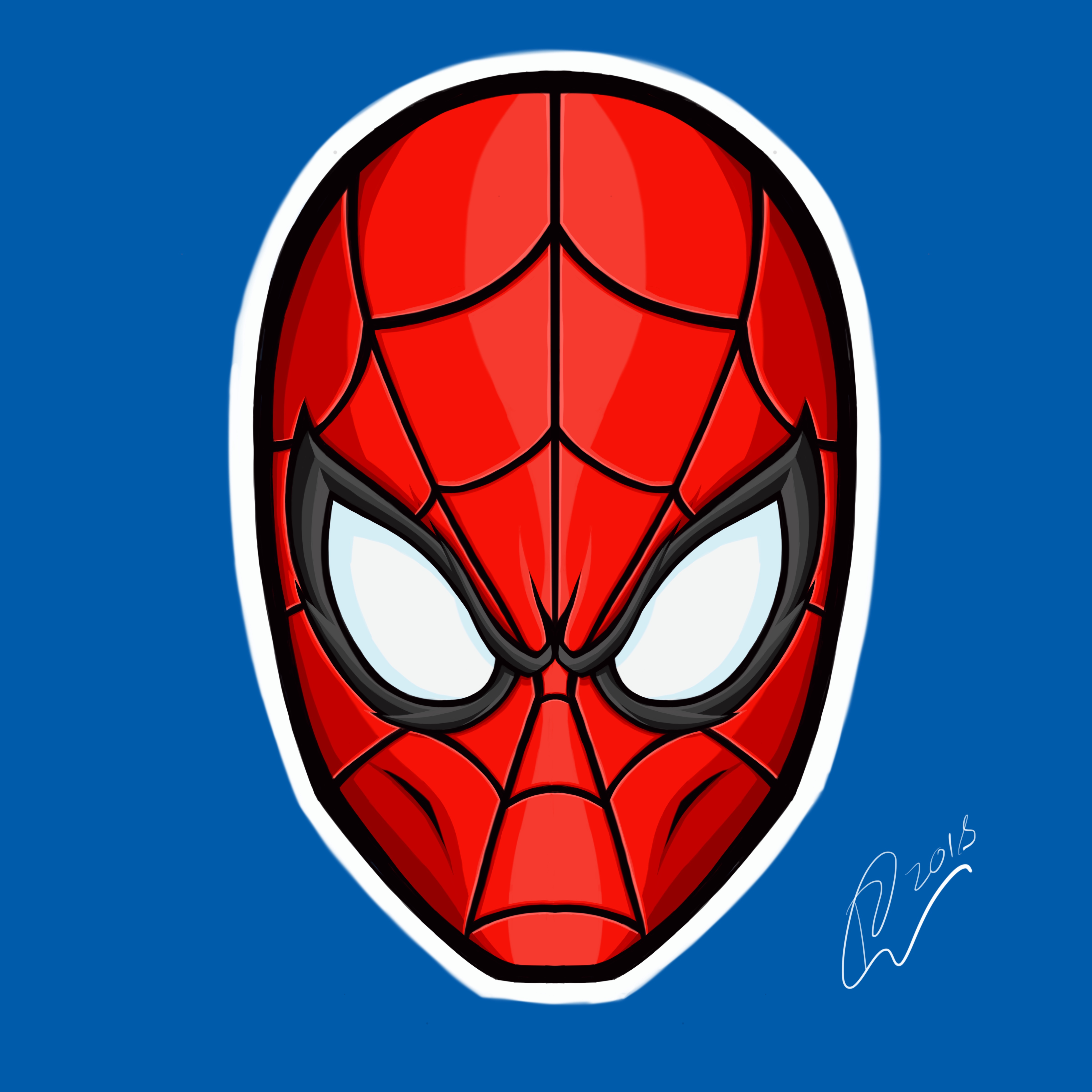 How To Draw Spiderman - Spiderman Face Png - Free Transparent PNG Clipart  Images Download