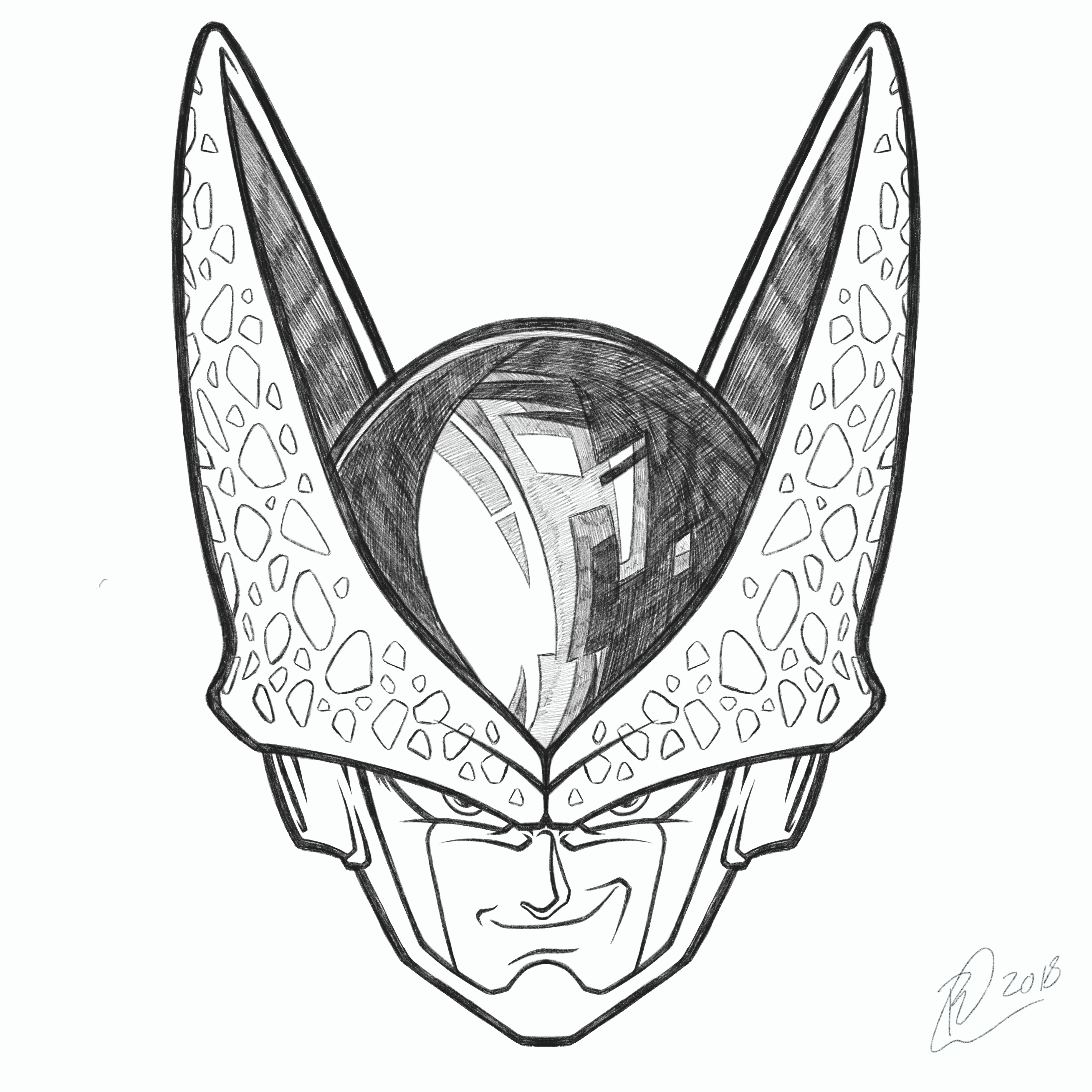 How To Draw Vegeta From Dragon Ball - Dragon Ball Z Vegeta Drawing, HD Png  Download , Transparent Png Image - PNGitem