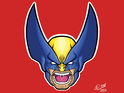 Marvel-Wolverine apparel art illustration illustrator marvel marvel comics merchandise stickers tshirts wolverine