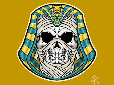 Assassins Creed Skull Mummy apparel art assassins creed illustration illustrator logo logos mummy stickers ubisoft video games