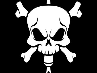 Skull N Bones Vector by Roberto Orozco on Dribbble