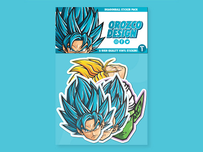 Vegeta Super Saiyan Blue Sticker by Roberto Orozco on Dribbble