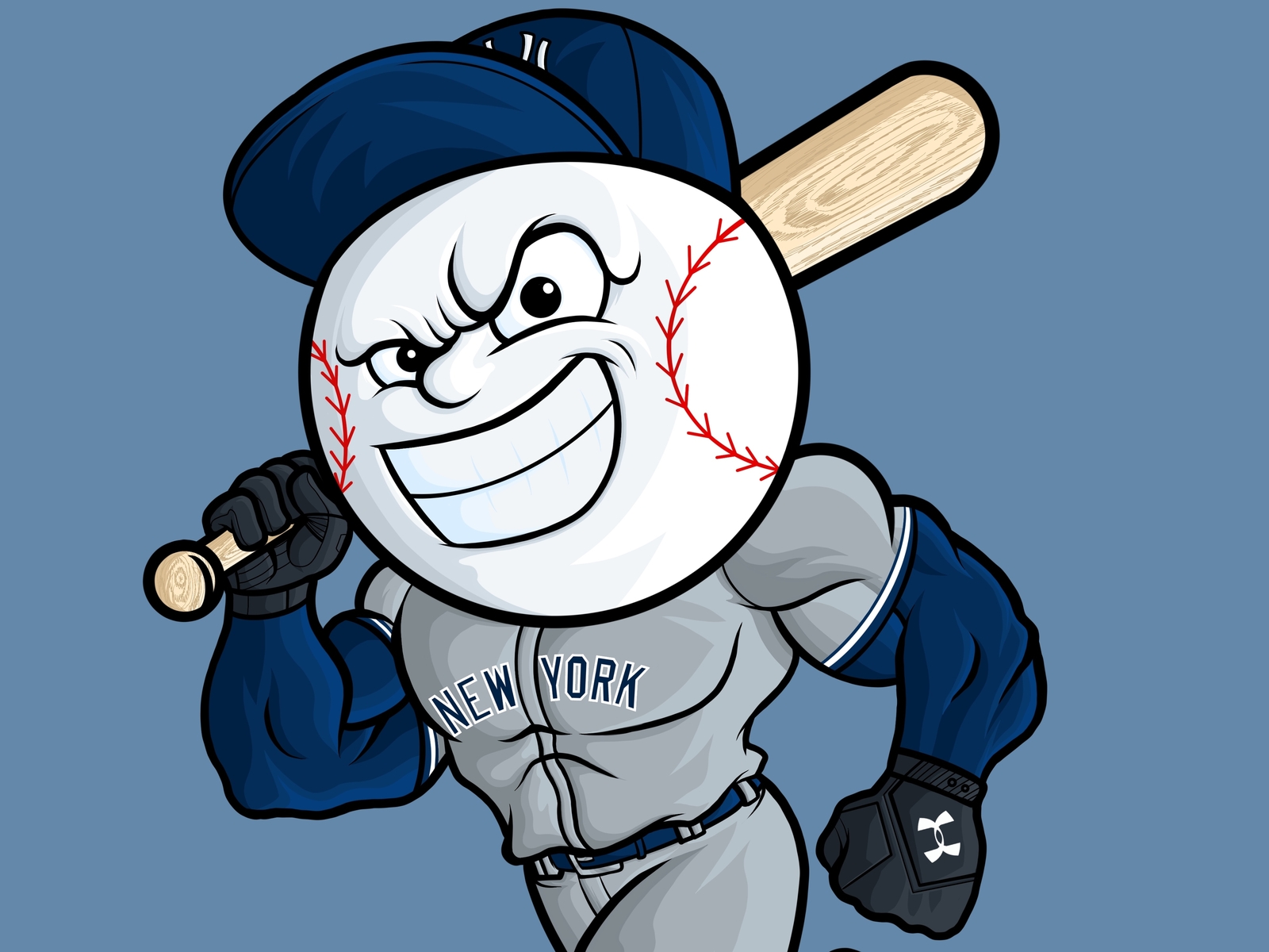 MLB Yankee Slugger x Under Armour by Roberto Orozco on Dribbble