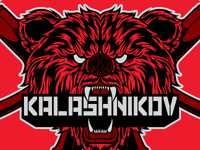 Kalashnikov USA Graphics sheet. apparel art design illustration illustrator merch merchandise product russian vector vector art