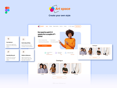 Artspace website design