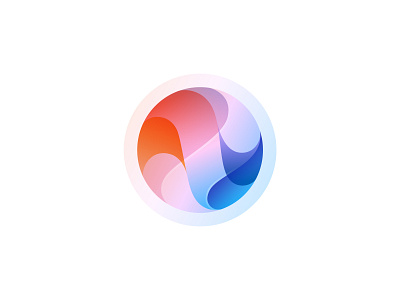 explore shape design gradient icon illustration illustrator logo vector