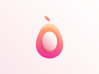 Fruit clean fruit golden ratio icon illustrator logo vector
