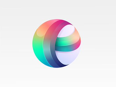 e "explore color" color design golden ratio gradient icon illustration illustrator logo