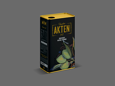 Akten Can-Packaging Design branding design graphic design illustration logo packaging vector