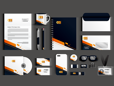 Brand Identity Kit adobe illustrator adobe photoshop brand brand identity branding corporate identity design illustration logo ui