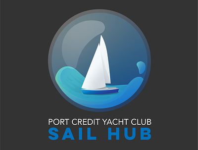 P.C.Y.C. Sail Hub - Logo & Branding branding logo vector
