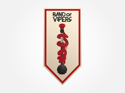 Band of Vipers Logo / Promotional Media branding illustration vector