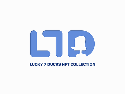 Lucky 7 Ducks NFT Collection Logo 7 collection duck ducks logo lucky luna nft quack seven simple space terra wagmi