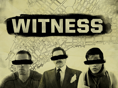 Witness blackout desaturate grunge map new york scribe united witness