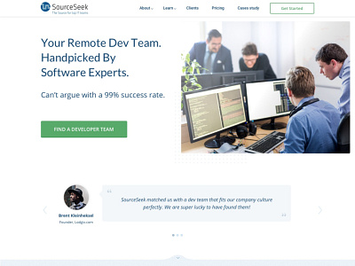 Website Redesign for Outsource Platform