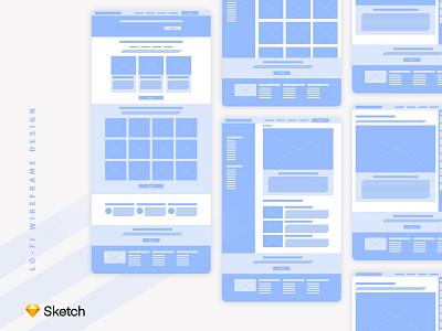 Set of Wireframes For Educational Project