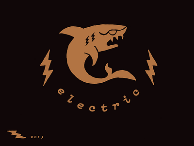 Unchosen Mark 01 brand brand design branding design electric electricity illustration lightning lightning bolt logo logo mark logo mark design shark zeus