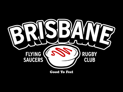 Flying Saucers apparel brisbane clothing design illustration meat pie pie rugby try time vector