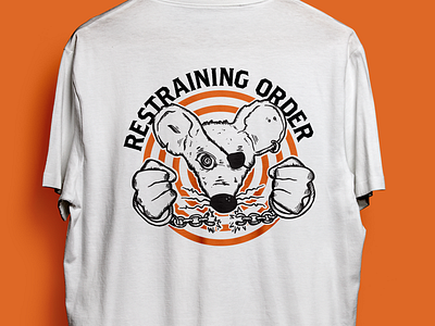 Restraining Order T-shirt apparel band hardcore mouse punk t shirt tee